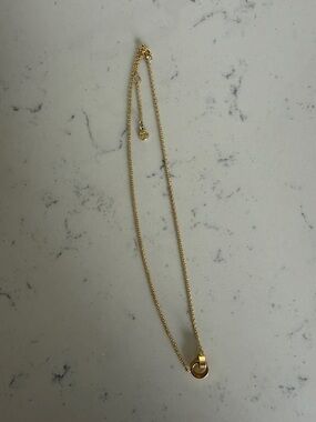 Gorjana Rose interlocking necklace gold